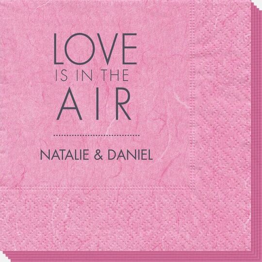 Love is in the Air Bali Napkins